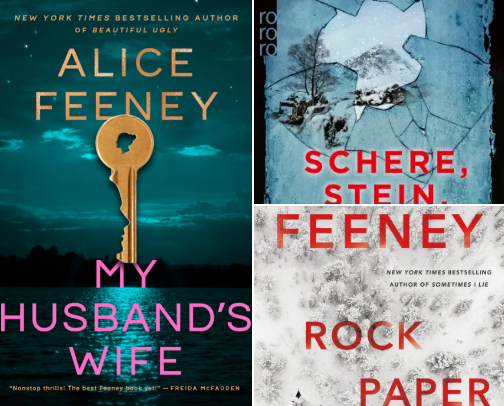 PDF My Husband's Wife by Alice Feeney cover photo collage