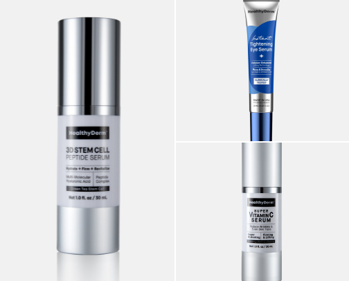 HealthyDerm Skincare Favorites cover photo collage