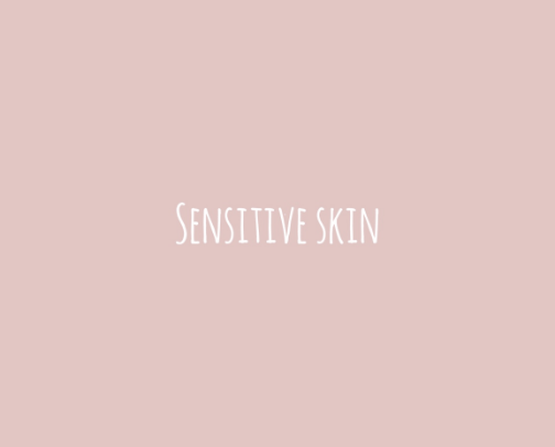 Sensitive skin cover photo collage