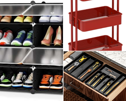 Wardrobe & Home Storage Essentials for Small Spaces cover photo collage