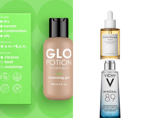 Skin secrets and recommendations cover photo collage