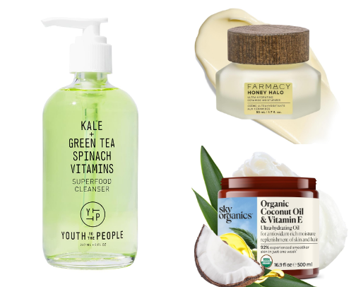 Natural, Organic Skincare cover photo collage