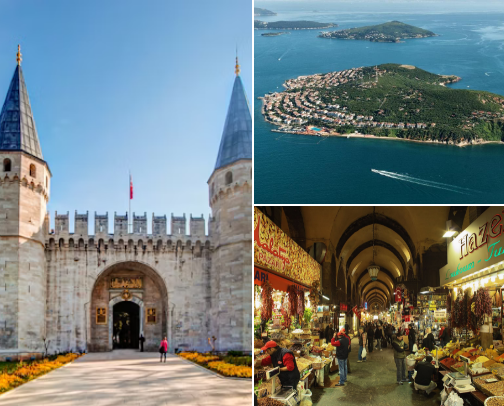Top 10 places to visit in Istanbul 🇹🇷✨ cover photo collage