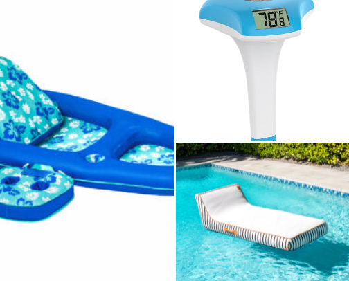 Relaxing Pool Day Must Haves cover photo collage
