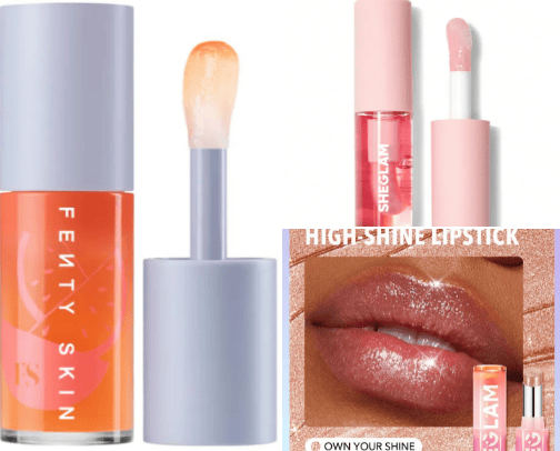 Lip 💋 oil summer cover photo collage