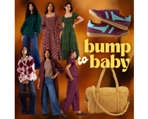 Bump to Baby: Autumn essentials for pregnancy, nursing and beyond! cover photo collage