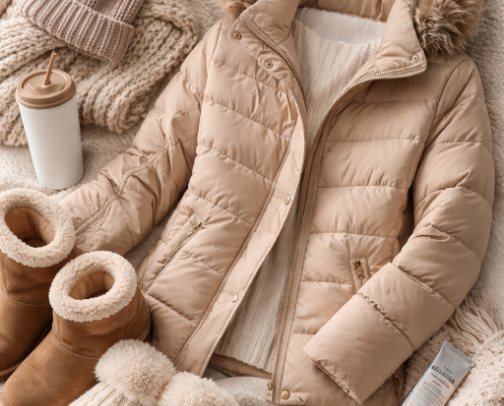 Stylish Winter Coats & Parkas! cover photo collage