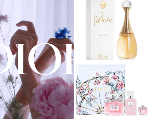 Dior favs perfumes cover photo collage
