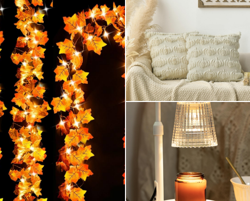 Fall decor finds 🍂 cover photo collage