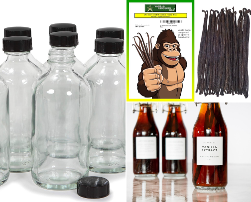 Homemade Vanilla cover photo collage