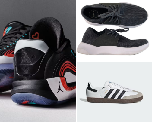 Shoes cover photo collage