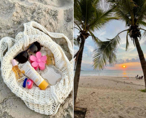summer needs☀️🐚🌊 cover photo collage