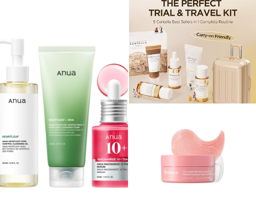 K-Beauty Skincare Finds cover photo collage