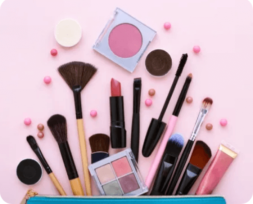 Makeup cover photo collage