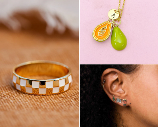 Motorsports inspired accessories ✨ cover photo collage