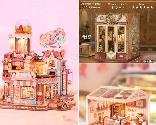 Miniature DIY Kits cover photo collage