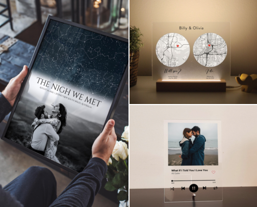 Personalized Couple Gifts That Tell Your Love Story ❤️ cover photo collage