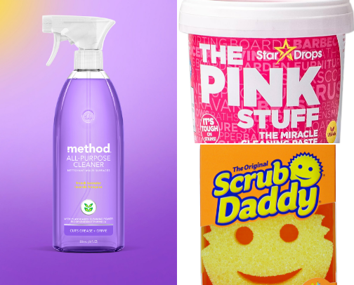 Cleaning products that actually work 🧴🧽 cover photo collage