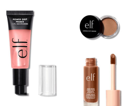e.l.f. cosmetics cover photo collage