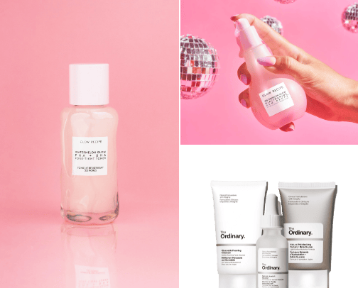 Skincare cover photo collage