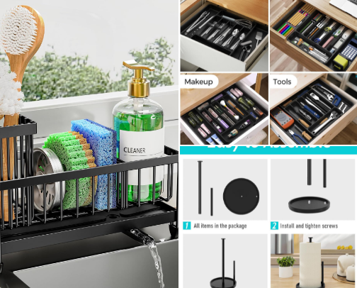 10 Home Organization Products I Wish I Bought Sooner cover photo collage