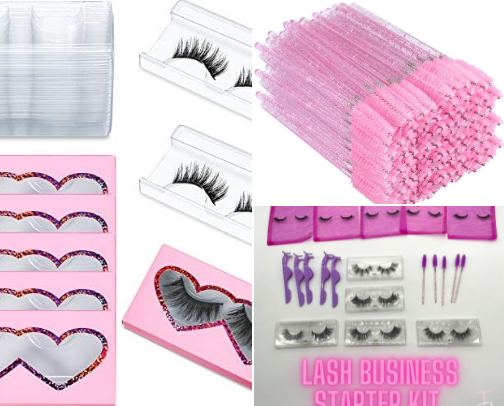 Lash packaging cover photo collage