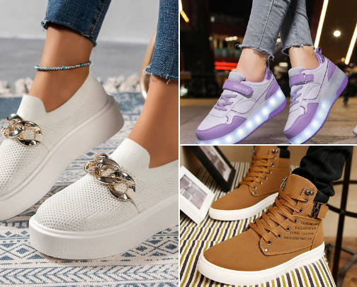 Shoes cover photo collage