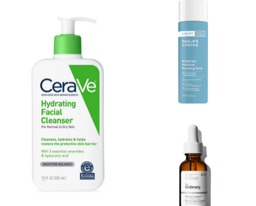 Anti-aging skincare solutions cover photo collage