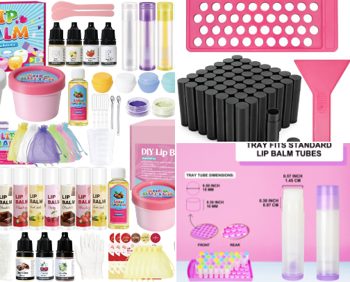 DIY Lip Balm making cover photo collage