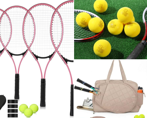 Tennis Must Haves cover photo collage