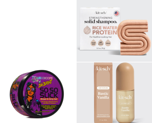 Hair care cover photo collage