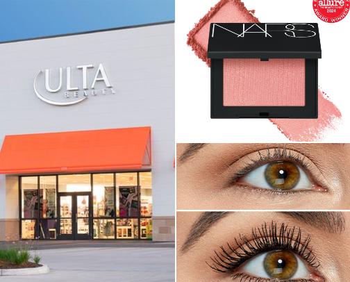 Every day make up and skin care cover photo collage