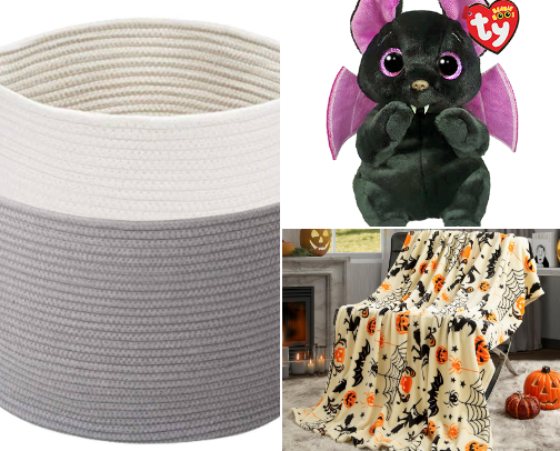 Treats, Tricks, and Boo-tiful Baskets for Him cover photo collage