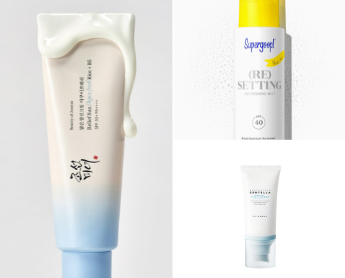 Pale Girl Approved SPF Recs☀️ cover photo collage