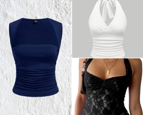 Cute tops for summer cover photo collage