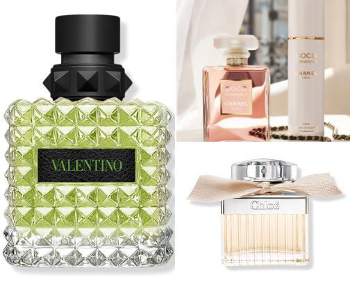 My favorite fragrances cover photo collage