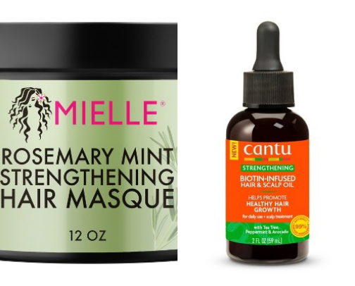 Healthy hair cover photo collage