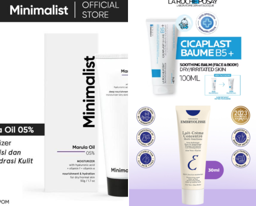 Dry Skin Skincare Essentials cover photo collage