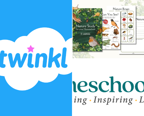 Homeschool websites cover photo collage