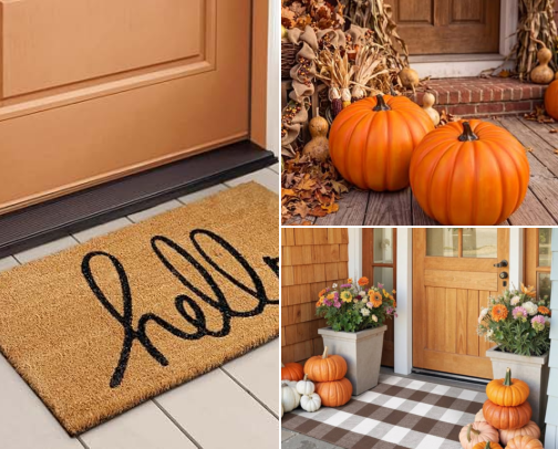 Fall Front Porch cover photo collage