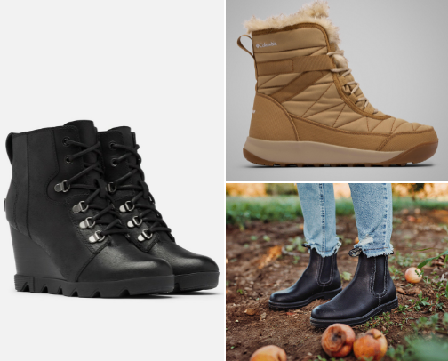 Winter Boots ❄️ cover photo collage