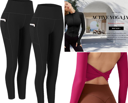 Activewear Girlies cover photo collage