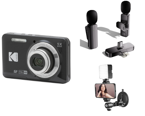 🤳🏽 Content Creator Must Haves 📸 cover photo collage