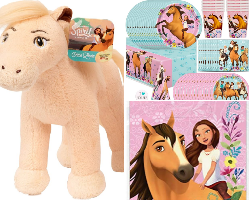 Spirit Riding Free Birthday! cover photo collage