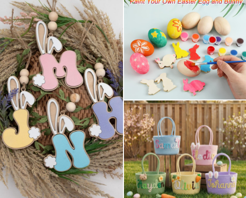 Easter Setup Ideas: Crafts for Kids + Cute Party Decor 🐰🥚 cover photo collage