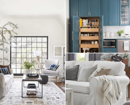 Home furniture cover photo collage