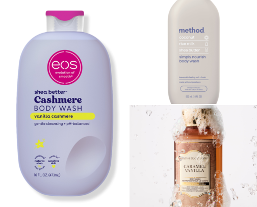 shower products cover photo collage