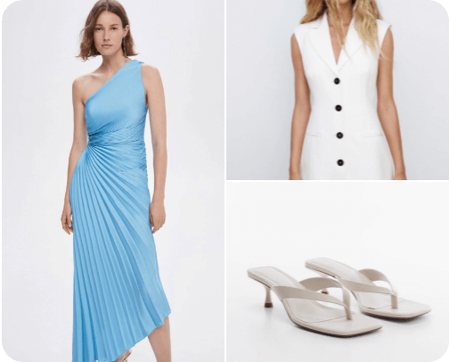 summer fashion cover photo collage