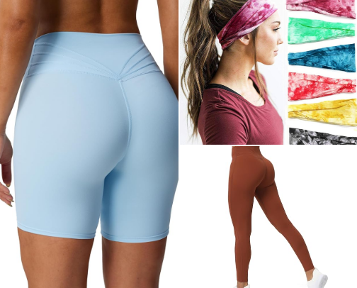 Workout clothes/accessories I use! cover photo collage