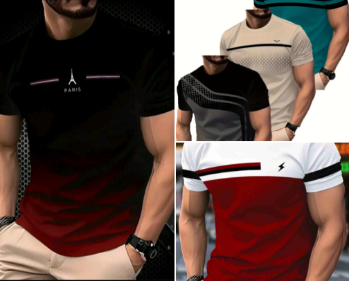 Urban Edge – Men’s T-Shirt Collection cover photo collage